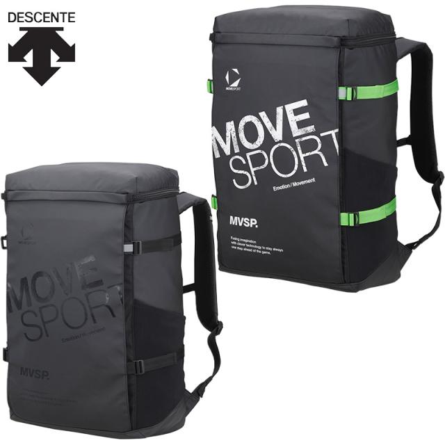 約50L デサント メンズ レディース スクエアバッグ50 バッグ 鞄 バックパック リュックサック 抗菌 防臭 再帰反射 運動 スポーツ ホワイト 白 ブラック 黒 送料無料 DESCENTE ST5SBP50U