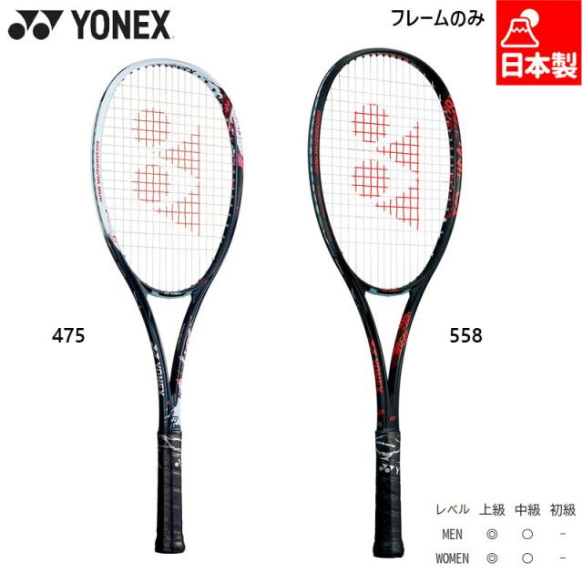 フレームのみ ヨネックス メンズ レディース ジオブレイク80V テニス アクセサリー 競技 ラケット ソフトテニス 日本製 レッド 赤 送料無料 YONEX GEO80V