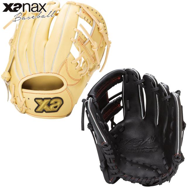 ザナックス ジュニア キッズ 軟式ジュニア用グラブ 野球 アクセサリー 競技 オールラウンド用 運動 スポーツ ブラック 黒 ブラウン 茶色 送料無料 xanax BJG25AS1W