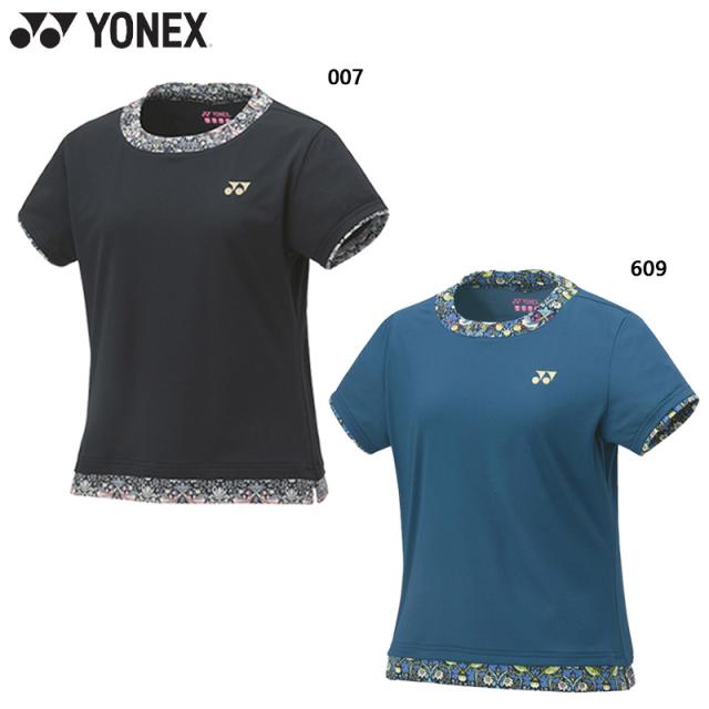 ウィメンズゲームシャツ ヨネックス レディース アパレル テニスウェア ソフトテニス ブラック 黒 送料無料 YONEX 20902