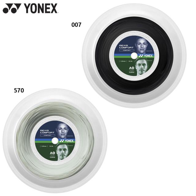 ヨネックス メンズ レディース レクシスコンフォート130(200M) テニス アクセサリー 競技 硬式 ガット ホワイト 白 ブラック 黒 送料無料 YONEX TRCF130R2