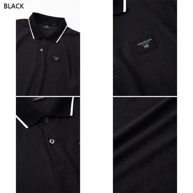 SY32 メンズ PIN JQ LINE POLO アパレル ゴルフ トップス 半袖 ポロシャツ 吸水速乾 カジュアル 運動 スポーツ ホワイト 白 ブラック 黒 ベージュ 送料無料 SYthirty-two SYG-26S1-29_5