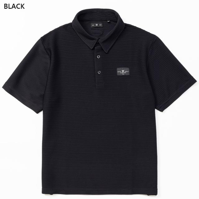 SY32 メンズ LACY JQ COLLAR SHIRTS アパレル ゴルフ トップス 半袖 ストレッチ 吸水速乾 UV加工 通気 運動 スポーツ ホワイト 白 ブラック 黒 グレー オレンジ 灰色 送料無料 SYthirty-two SYG-26S1-02_2
