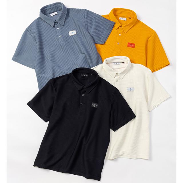 SY32 メンズ LACY JQ COLLAR SHIRTS アパレル ゴルフ トップス 半袖 ストレッチ 吸水速乾 UV加工 通気 運動 スポーツ ホワイト 白 ブラック 黒 グレー オレンジ 灰色 送料無料 SYthirty-two SYG-26S1-02_9