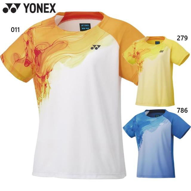 YONEX バドミントンウェア ホワイト/イエロー バドミントン｜ウェア