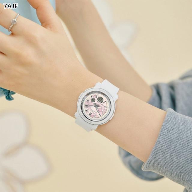 国内正規品 カシオ レディース BABY-G ベビーG 腕時計 ウォッチ アナデジ カジュアル ハナガラ エレガント 耐衝撃構造 10気圧防水 送料無料 CASIO BGA-290FL_12
