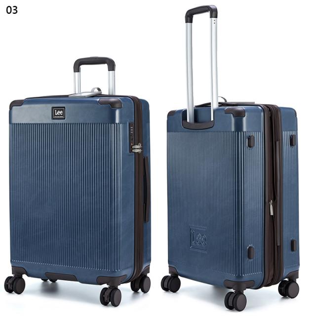 63-72L 拡張型 リー バッグ メンズ レディース GalaxyIII スーツケース 鞄 キャリー 機内持ち込み tasロック 3段階ハンドル ネームタグ付 レトロ ホワイト 白 ネイビー 送料無料 Lee BAG 09071_4