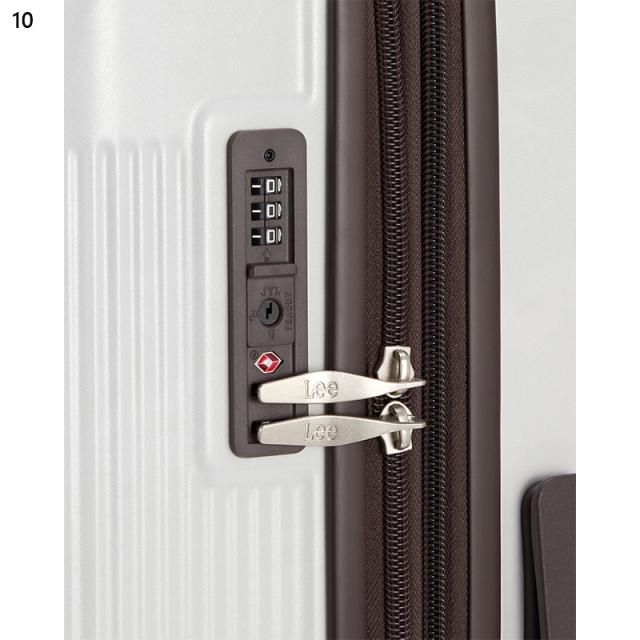 63-72L 拡張型 リー バッグ メンズ レディース GalaxyIII スーツケース 鞄 キャリー 機内持ち込み tasロック 3段階ハンドル ネームタグ付 レトロ ホワイト 白 ネイビー 送料無料 Lee BAG 09071_8
