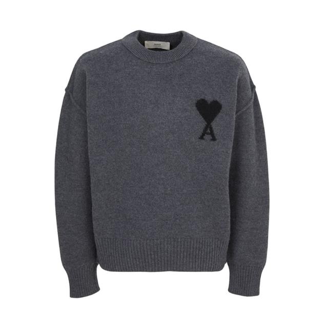 アミパリス AMI PARIS AMI DE COEUR クルーネックセーター ユニセックス メリノウール ニット 長袖 UKS838.018[並行輸入/海外正規品/返品可/サイズ交換可]★クーポン5%OFF_14