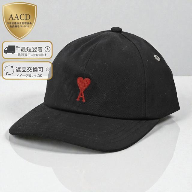 アミ パリス AMI PARIS Ami de Coeur エンブロイダリー ベースボールキャップ ユニセックス ピーチ加工 コットンギャバジン BFUCP006.AW0041.001[並行輸入/海外正規品/返品可/サイズ交換可]★クーポン5%OFF