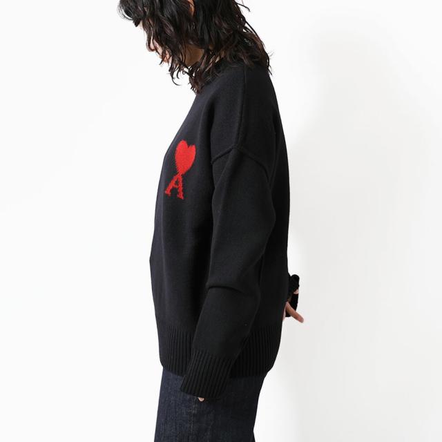 アミパリス AMI PARIS AMI DE COEUR クルーネックセーター ユニセックス メリノウール ニット 長袖 UKS838.018[並行輸入/海外正規品/返品可/サイズ交換可]★クーポン5%OFF_11