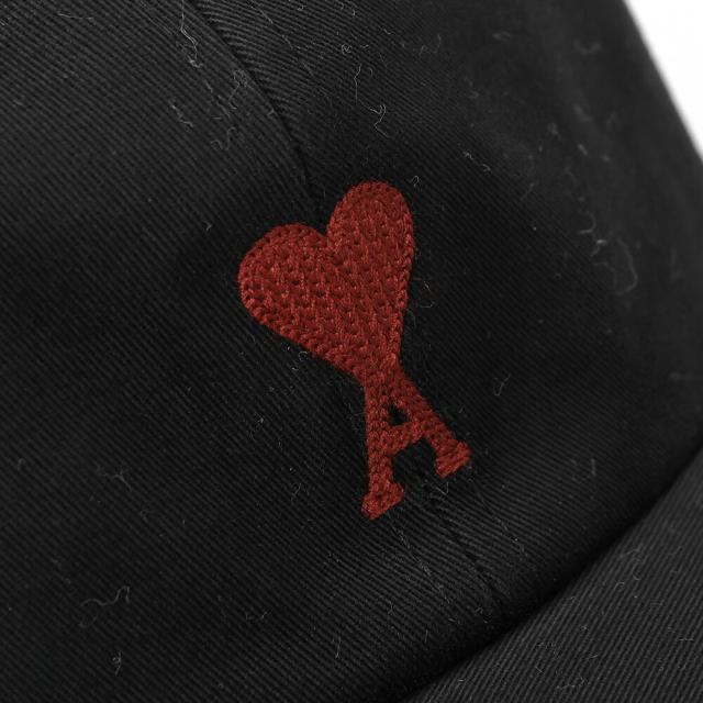 アミ パリス AMI PARIS Ami de Coeur エンブロイダリー ベースボールキャップ ユニセックス ピーチ加工 コットンギャバジン BFUCP006.AW0041.001[並行輸入/海外正規品/返品可/サイズ交換可]★クーポン5%OFF_5