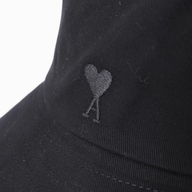 アミパリス AMI PARIS UHA666.AW0041 Ami De Coeur コットン バケットハット ロゴ入り ユニセックス 帽子 ブラック カーボン グレー トープベージュ [並行輸入/海外正規品/返品可]★クーポン5%OFF_4