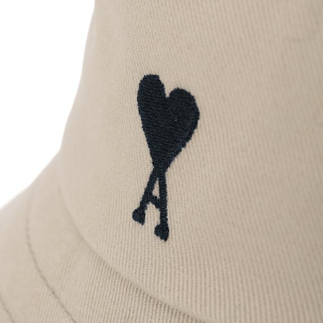 アミパリス AMI PARIS UHA666.AW0041 Ami De Coeur コットン バケットハット ロゴ入り ユニセックス 帽子 ブラック カーボン グレー トープベージュ [並行輸入/海外正規品/返品可]★クーポン5%OFF_17
