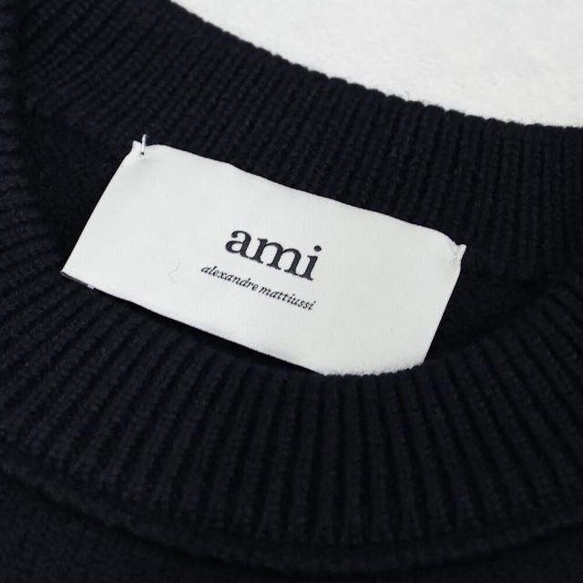 アミパリス AMI PARIS AMI DE COEUR クルーネックセーター ユニセックス メリノウール ニット 長袖 UKS838.018[並行輸入/海外正規品/返品可/サイズ交換可]★クーポン5%OFF_8