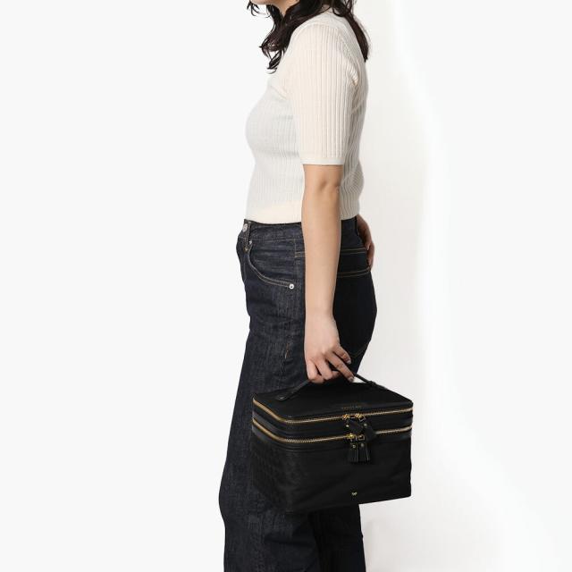 アニヤハインドマーチ ANYA HINDMARCH AHロゴ バニティーキット メイクポーチ トラベルポーチ 180474[並行輸入/海外正規品/返品可]★クーポン5%OFF_14