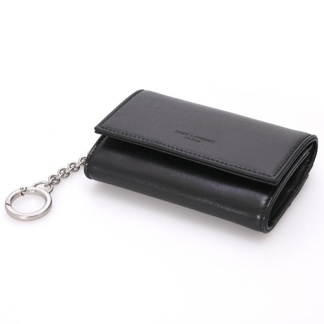 サンローランパリ SAINT LAURENT PARIS キーリング付きカードケース キーポーチ 820408 1EL0E 1000[並行輸入/海外正規品/返品可]★クーポン5%OFF_4