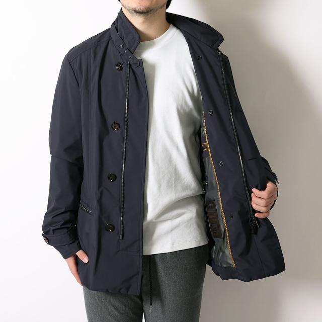ムーレー MOORER NABUCCO-STP メンズ 撥水加工 ジャケット ブルゾン ライトアウター ジップアップ ダブルブレスト ブルー BLU [並行輸入/海外正規品/返品可/サイズ交換可]★クーポン5%OFF_4