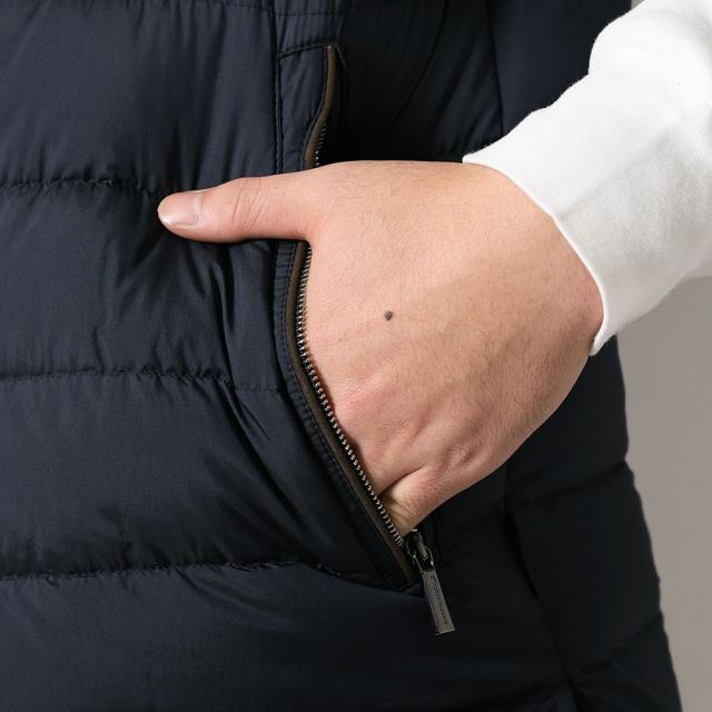 ムーレー MOORER MORFEO-S3C メンズ グースダウンベスト ナイロン キルティング ジップアップ フード収納[並行輸入/海外正規品/返品可/サイズ交換可]★クーポン5%OFF_6