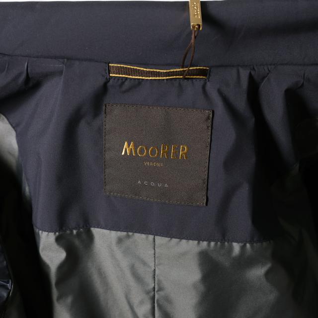 ムーレー MOORER NABUCCO-STP メンズ 撥水加工 ジャケット ブルゾン ライトアウター ジップアップ ダブルブレスト ブルー BLU [並行輸入/海外正規品/返品可/サイズ交換可]★クーポン5%OFF_6