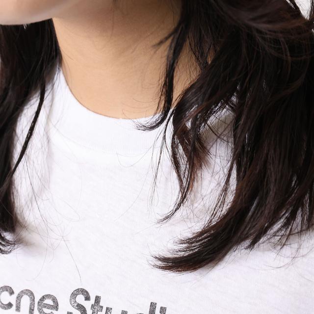 アクネ ストゥディオズ ACNE STUDIOS CL0397 AEG ロゴTシャツ コットン クルーネック 半袖 ユニセックス レギュラーフィット オフホワイト [並行輸入/海外正規品/返品可]★クーポン5%OFF_6