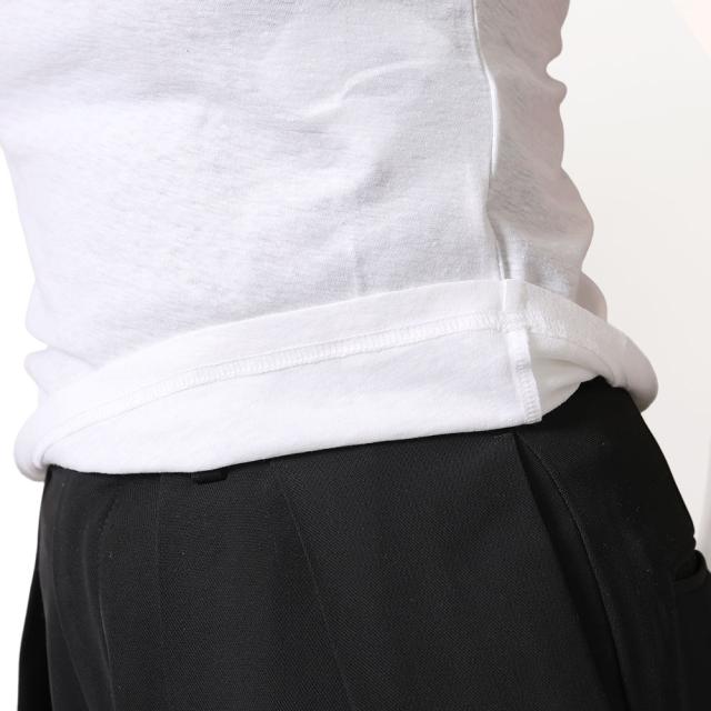 アクネ ストゥディオズ ACNE STUDIOS CL0397 AEG ロゴTシャツ コットン クルーネック 半袖 ユニセックス レギュラーフィット オフホワイト [並行輸入/海外正規品/返品可]★クーポン5%OFF_8