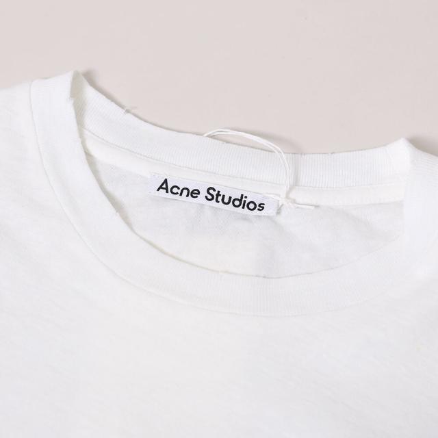 アクネ ストゥディオズ ACNE STUDIOS CL0397 AEG ロゴTシャツ コットン クルーネック 半袖 ユニセックス レギュラーフィット オフホワイト [並行輸入/海外正規品/返品可]★クーポン5%OFF_9