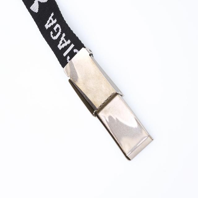 【12月SALE＆クーポン5%OFF】バレンシアガ×アンダーアーマー／BALENCIAGA*Under Armour? SKATER BELT 30 Wネームロゴ入り・3cm幅 ジャガードベルト (ブラック×ホワイト) 811906 2ABJI 1090／BLACK*WHITE[返品無料] WINTER SALE＆クーポン5%OFF】バレンシアガ×アンダーアーマー