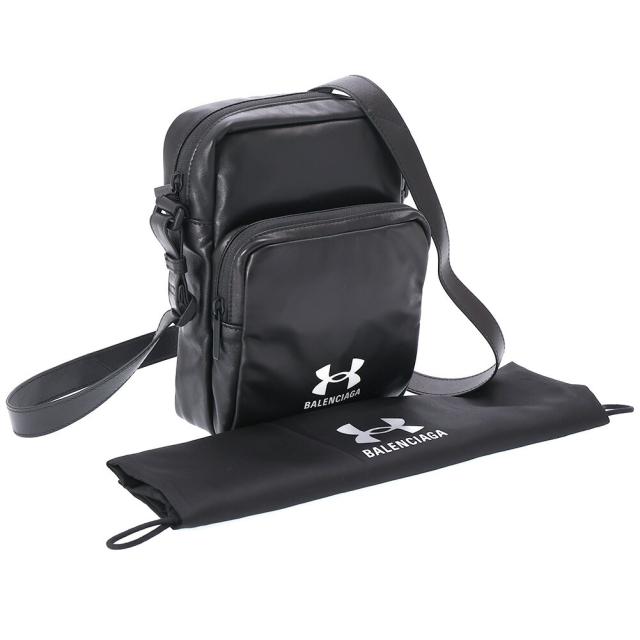 【12月SALE＆クーポン5%OFF】バレンシアガ×アンダーアーマー／BALENCIAGA*Under Armour? CROS POUCH・クロスポーチ 斜め掛けショルダーバッグ・クロスボディ(ブラック) 811907 2ABJJ 1000／BLACK[返品無料] SUMMER SALE&ｸｰﾎﾟﾝ5%OFF】バレンシアガ×アンダーアーマー／BALENCIAGA