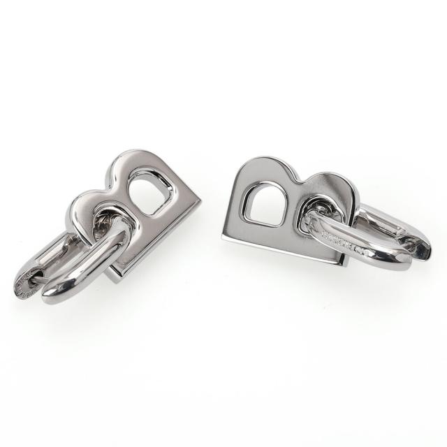 バレンシアガ BALENCIAGA B CHAIN XS ピアス レディース ロゴ刻印