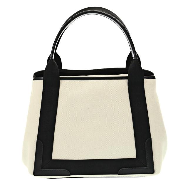 バレンシアガ BALENCIAGA NAVY CABAS S ロゴ入り ポーチ付き コットンキャンバス トートバッグ ハンドバッグ 339933 2HH3N 9260[並行輸入/海外正規品/返品可]★クーポン5%OFF_5