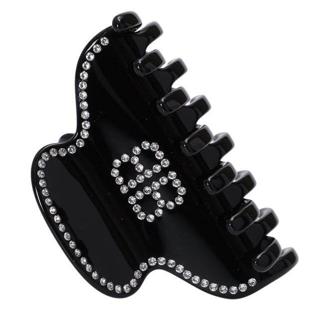 バレンシアガ／BALENCIAGA Holli BB・ホーリーBBヘアクリップ ラインストーン付きBBロゴヘアクリップ・ヘアアクセサリー・髪留め(ブラック) 769727 TZF2S 5642／BLACK[返品OK]★クーポン5%OFF_5