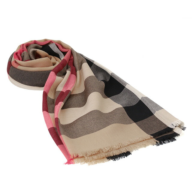 【クーポン5%OFF】バーバリー／BURBERRY ライトウェイト チェック カシミアスカーフチェック柄 カシミヤスカーフ・大判ストール(アーカイブベージュ) 8024500／ARCHIVE BEIGE IP CHK[返品無料]