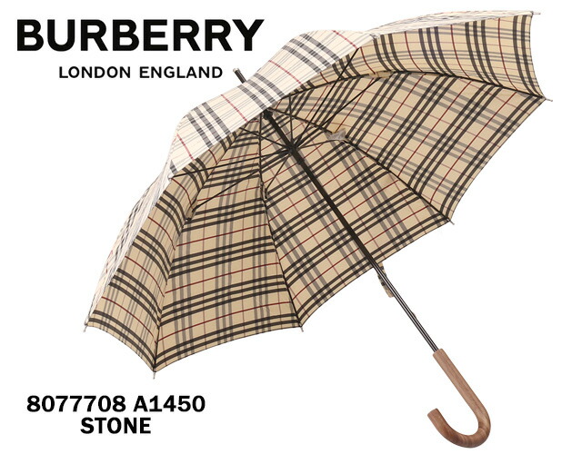 BURBERRY】 傘 雨傘 長傘 アンブレラ チェック 【公式通販】