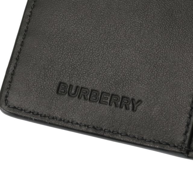 バーバリー／BURBERRY CAVENDISHチャコールチェック＆レザー コンチネンタルウォレット・小銭入れ付き二つ折り長財布(チャコール) 8070199／CHARCOAL[並行輸入/海外正規品/返品可]★クーポン5%OFF