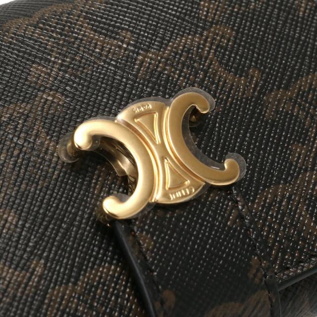 セリーヌ CELINE FINE STRAP WALLET ファインストラップウォレット トリオンフキャンバス 三つ折り財布 コンパクトウォレット 10M962CQH 04LU[並行輸入/海外正規品/返品可]★クーポン5%OFF_5