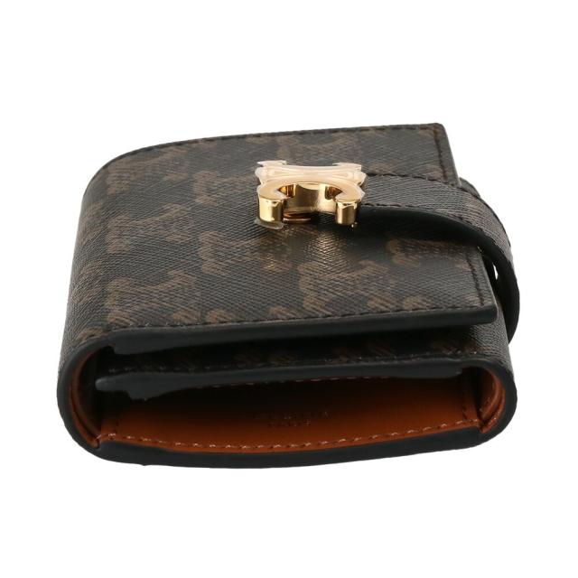 セリーヌ CELINE FINE STRAP WALLET ファインストラップウォレット トリオンフキャンバス 三つ折り財布 コンパクトウォレット 10M962CQH 04LU[並行輸入/海外正規品/返品可]★クーポン5%OFF_4