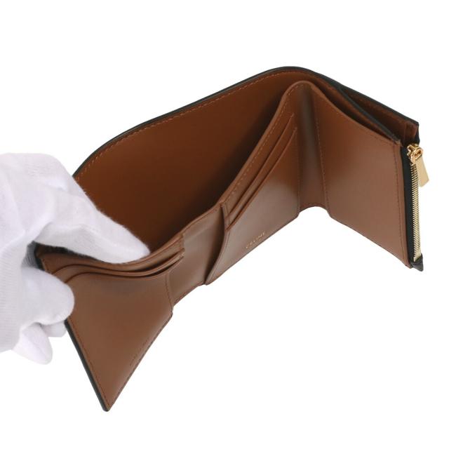 セリーヌ CELINE FINE STRAP WALLET ファインストラップウォレット トリオンフキャンバス 三つ折り財布 コンパクトウォレット 10M962CQH 04LU[並行輸入/海外正規品/返品可]★クーポン5%OFF_10