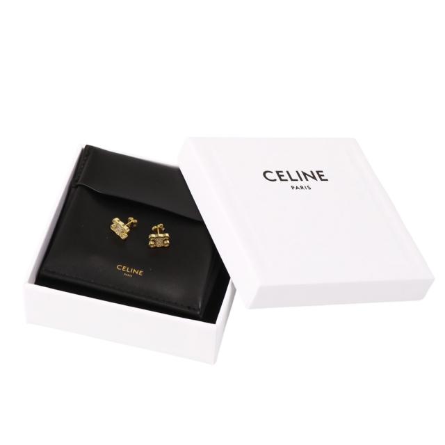 セリーヌ CELINE トリオンフ ラインストーン スタッズ ピアス 両耳用 ブラス クリスタル ニッケルフリー 461EZ6BZI 35OR[並行輸入/海外正規品/返品可]★_5