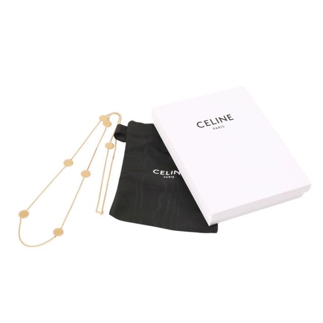 セリーヌ CELINE エアルーム メダイユ ソートワール ゴールドフィニッシュ ブラス ニッケルフリー CELINE PARISロゴ 461MB6BRA 35OR[並行輸入/海外正規品/返品可]★クーポン5%OFF_1