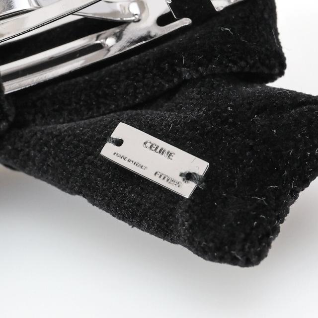 クーポン5%OFF】セリーヌ／CELINE スタンプ リボン ヘアクリップ ヘア