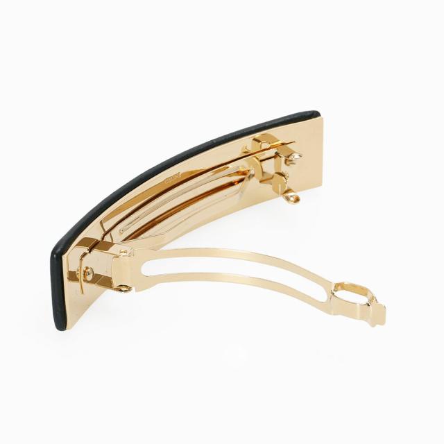 セリーヌ CELINE ヘアクリップ レザー ヘアアクセサリー 髪留め バレッタ B104E2V02 38NG[並行輸入/海外正規品/返品可]★クーポン5%OFF_5