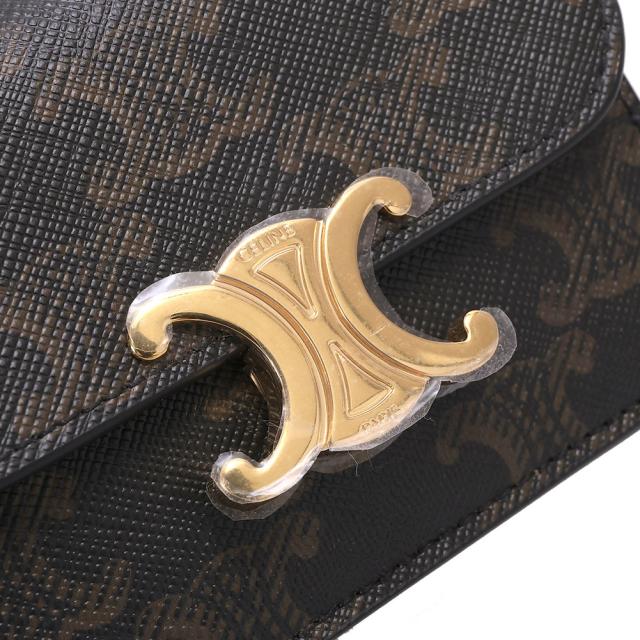 ポイント5倍】セリーヌ/CELINE トリオンフフラップ付きカード ポイント5倍】セリーヌ/CELINE トリオンフフラップ付きカード