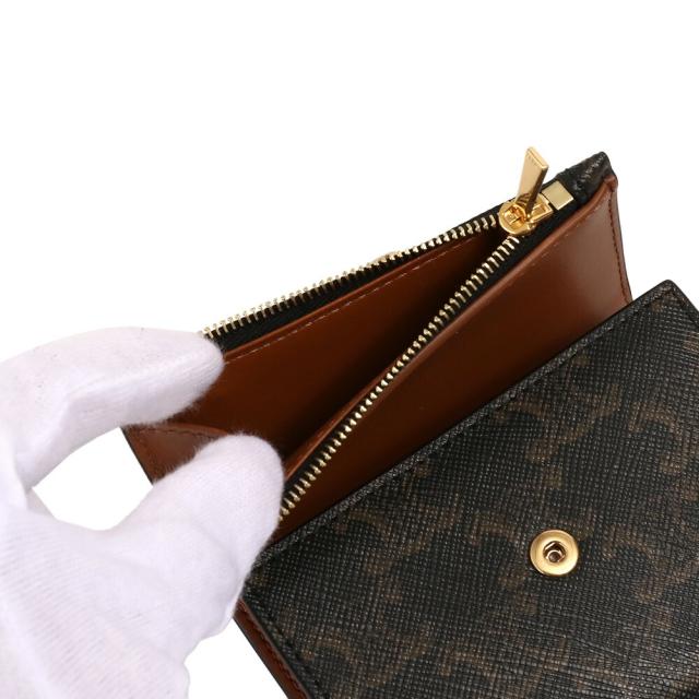 セリーヌ CELINE FINE STRAP WALLET ファインストラップウォレット トリオンフキャンバス 三つ折り財布 コンパクトウォレット 10M962CQH 04LU[並行輸入/海外正規品/返品可]★クーポン5%OFF_7