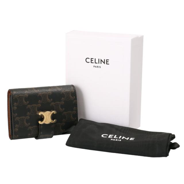 セリーヌ CELINE FINE STRAP WALLET ファインストラップウォレット トリオンフキャンバス 三つ折り財布 コンパクトウォレット 10M962CQH 04LU[並行輸入/海外正規品/返品可]★クーポン5%OFF_11