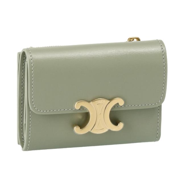 CELINE トリオンフ　三つ折り財布　グリーン CELINE（財布 ・ グリーン・カーキ/緑色系）のフリマアイテム一覧