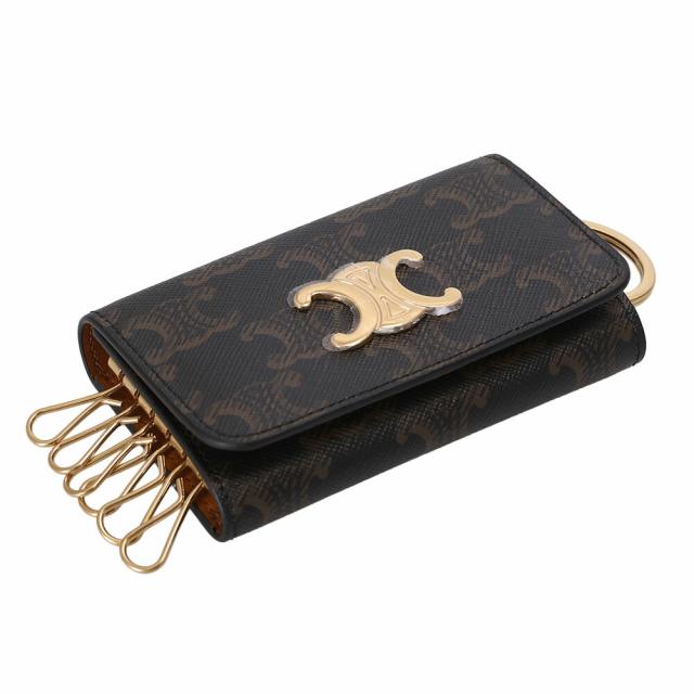 値下げ中　セリーヌ　レディース トリオンフ柄 キーリング付き ケース 楽天市場】CELINE セリーヌ キーケース TRIOMPHE トリオンフ