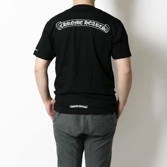 クロムハーツ CHROME HEARTS SCROLL TEE 半袖Tシャツ ポケット付き クルーネック スクロールラベル 408129111 758[並行輸入/海外正規品/返品可/サイズ交換可]★クーポン5%OFF_4