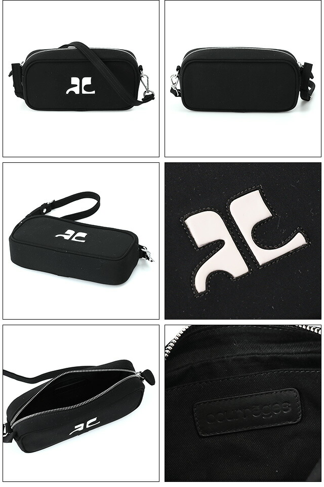 クレージュ COURREGES REEDITION リーディション バゲットバッグ ナイロン ショルダーバッグ 斜め掛け 122GSA010PL0025[並行輸入/海外正規品/返品可]★クーポン5%OFF_2
