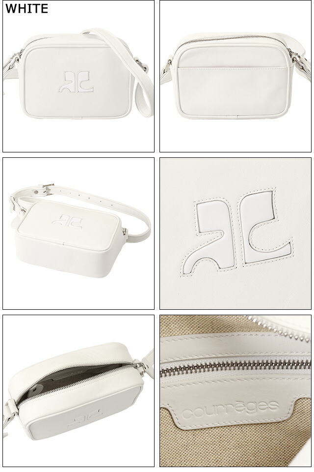 クレージュ COURREGES CAMERA REEDITION 斜め掛け ショルダーバッグ カメラバッグ PERGSA049CR0010[並行輸入/海外正規品/返品可]★クーポン5%OFF_4